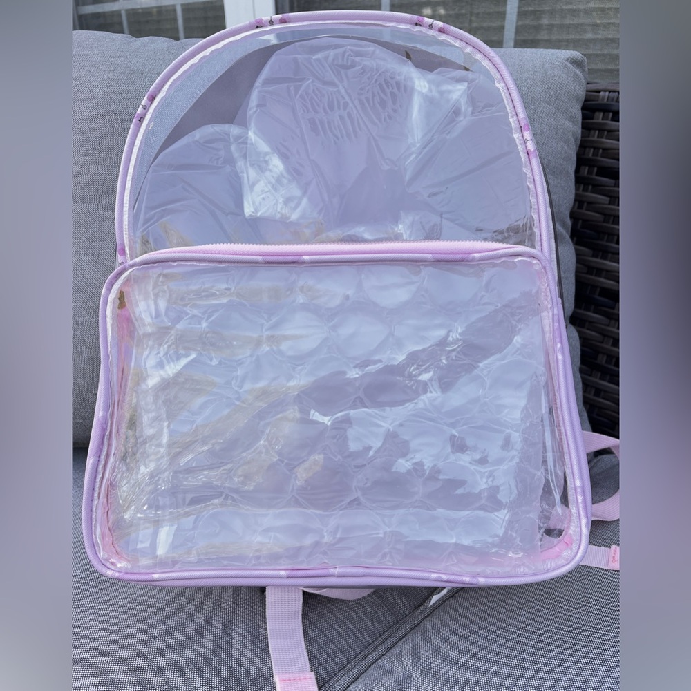 Underonesky Clear Backpack book bag.